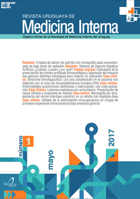 					Ver Vol. 2 Núm. 1 (2017): Revista Uruguaya de Medicina Interna
				